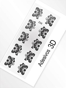 Adesivo 3D de Unha - 238