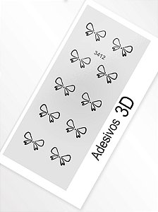 Adesivo 3D de Unha - 3412