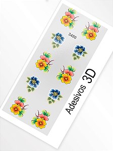 Adesivo 3D de Unha - 3480