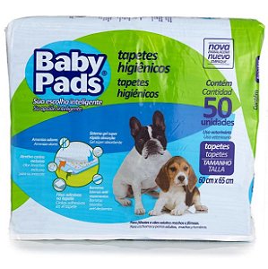 Tapete Higiênico Baby Pads para Cães - 50 unidades