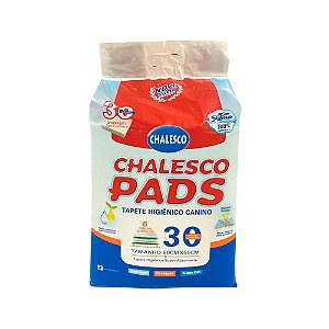 Tapete Higiênico Chalesco Pads 60x55cm para Cães - 30 unidades