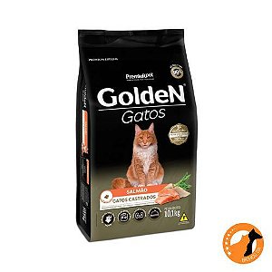 Ração Golden para Gatos Adultos Castrados Salmão 10,1 kg