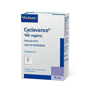 Cyclavance Virbac 100 mg/mL para Cães