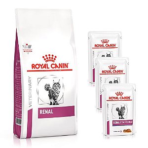 Royal Feline Renal 1,5 kg Compre e Ganhe 3 Sachês Renal 85 g