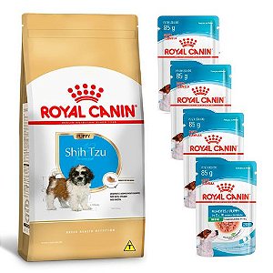 Royal Canine Shih Tzu Puppy 2,5 kg Compre e Ganhe 4 Sachês Mini Puppy 85 g