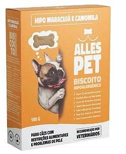 Biscoito Hipoalergênico Alles Pet Maracuja E Camomila 180g