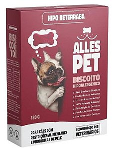 Biscoito Hipoalergênico Alles Pet Beterraba 180g