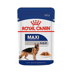 Ração Úmida Royal Canin Maxi Adult para Cães Adultos de Porte Grande 140g