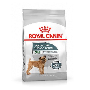 Ração Royal Canin Cuidado Dental Mini para Cães Adultos de Porte Pequeno 2,5 kg