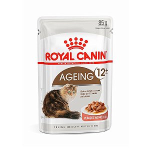 Ração Úmida Royal Canin Ageing 12+ para Gatos Adultos Acima de 12 anos 85g