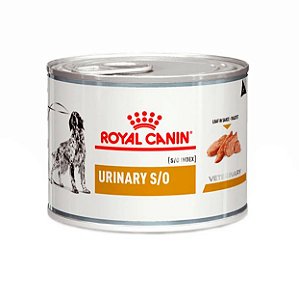 Ração Úmida Royal Canin Urinary S/O para Cães com Cálculos Urinários Lata 200 g