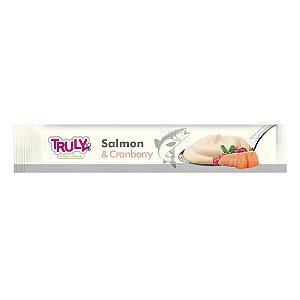 Petisco Gato Truly Creamy Salmao E Cranberry 14Gx5 70G