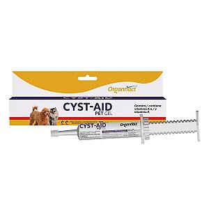 Suplemento Cyst-Aid Pet Gel Organnact para Cães e Gatos - 27ml