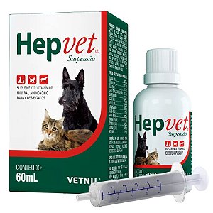 Hepvet Suspensão Vetnil para Cães e Gatos 60ml