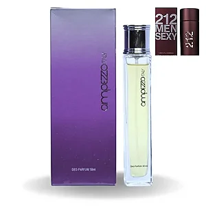 Perfume ampezzo 203 M notas verdes e madeira inspirado no 212 sexy men