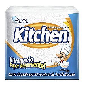 GUARDANAPO KITCHEN FOLHA SIMPLES PEQUENO