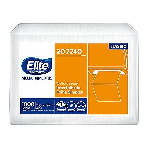 PAPEL TOALHA INTERFOLHADO FOLHA SIMPLES - CLASSIC