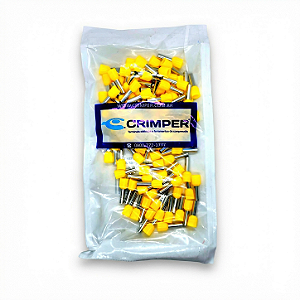 Terminal Ilhós Pino Tubular 6,0mm² CT3810 Nylon – 100un Crimper