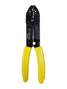 Alicate Corta e descasca fios e cabos e comprime terminais de 0,25 a 6,60mm² - CR02-B