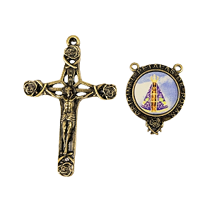 Entremeio e Cruz OFICIAL para Dezena de Rosas Ouro Velho