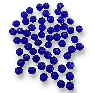 Cristal facetado azul bic 6 mm (60und)