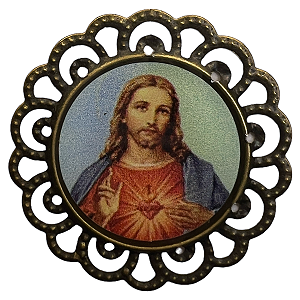 Entremeio/ Medalha Estamparia Ouro Velho S.C Jesus