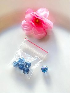 Cristal bola azul irizado 10 mm (6und)
