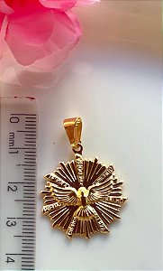 Pingente divino espirito santo dourado