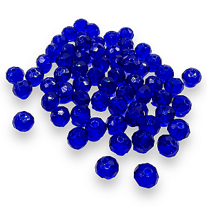 Cristal facetado azul bic 8mm (60und)