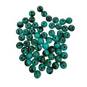 Bolinha acrilicar Tiffany  mesclado 8 mm (60und)