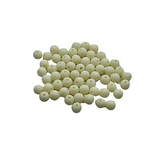 Conta Acrílica Creme 8mm