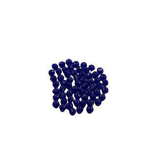 Cristal Facetado azul bic 6mm (60und)