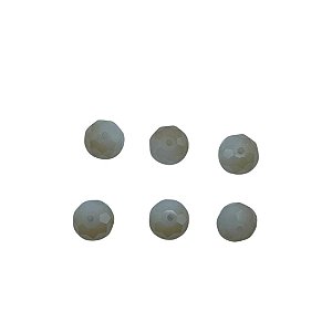 Cristal  bola ambar jateado 10mm (6und)