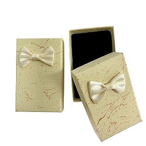 Caixa Laço Bege - P