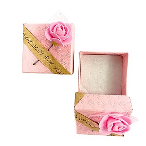 Caixa Quadrada Rosa ROSA
