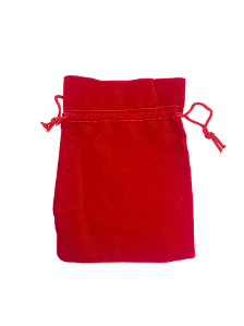 Saquinho Veludo Vermelho 09x12cm