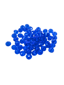 Cristal Azul Royal Transparente 8mm (60 Unid )
