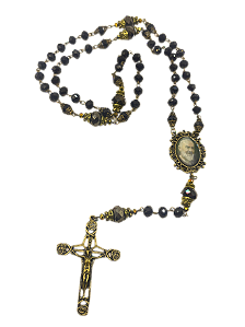 Kit Montagem Padre Pio 8mm Ouro Velho