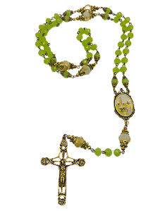 Kit Montagem Nossa Senhora de Fátima 8mm Ouro Velho