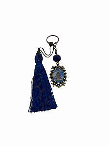kit Montagem Chaveiro Nsra Aparecida Ouro Velho