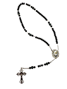 Kit montagem Terço de fio de Aço Niquelado de Padre Pio