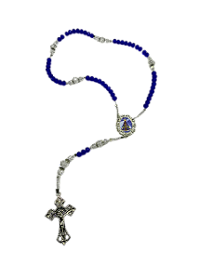 Kit montagem Terço de fio de Aço Niquelado Nsra Aparecida