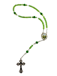 Kit montagem Terço de fio de Aço Niquelado Nsra de Fatima