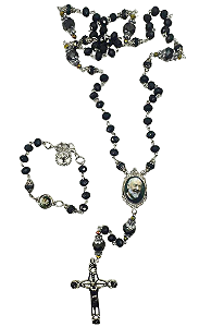 Kit Montagem Padre Pio 8mm Niquelado com Pulseira