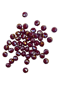Cristal facetado roxo irizado 8 mm (60 und)