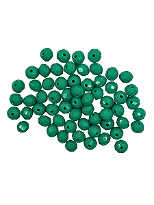 Cristal facetado verde jade 8 mm (60und)