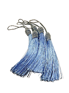 Pompom azul claro (5 und)