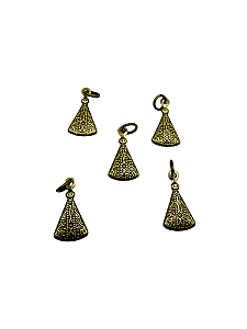 Pingente Nsra Aparecida ouro velho  (5 und)