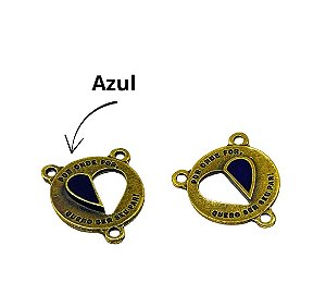 Entremeio casal ouro velho (Azul )