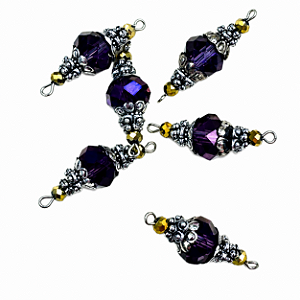 Pai Nosso Pronto Violeta 12mm Niquelado